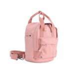 Shoulder bag with handle pink